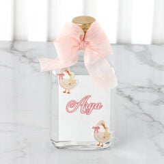 Ördek Temalı Kabartmalı Kız Bebek Kolonya Şişesi