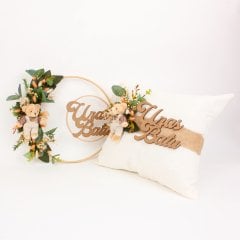 Ayıcık Temalı Kapı Süsü ve Takı Yastığı