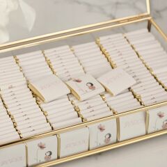 Peri Kızı Detaylı Cam Kutuda Kız Bebek Çikolatası