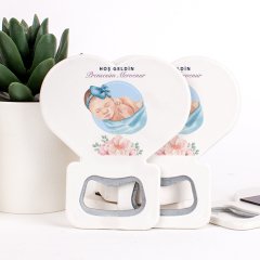 Bebek Temalı Açacaklı Direkt Baskılı Kız Bebek Magneti