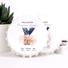 Ayakkabı Temalı Açacaklı Direkt Baskılı Kız Bebek Magneti