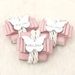 Kelebek Temalı Standlı Kutuda Kız Bebek Çikolatası