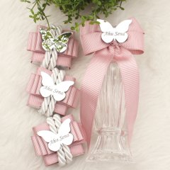 Kelebek Temalı Standlı Kutuda Kız Bebek Çikolatası