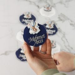 Ayıcık Temalı Çikolata Ve Şeffaf Pleksi Magnet