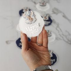 Ayıcık Temalı Çikolata Ve Şeffaf Pleksi Magnet