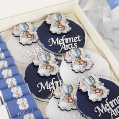 Ayıcık Temalı Çikolata Ve Şeffaf Pleksi Magnet