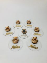 Ayıcık Temalı Erkek Bebek Magneti
