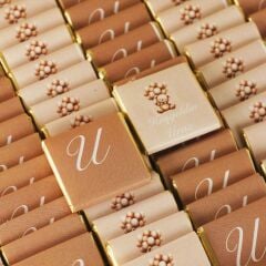 Ayıcık Temalı Dikdörtgen Kutuda Erkek Bebek Çikolatası