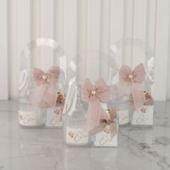 Balon Temalı Kutuda Çikolata ve Asetat Çanta İçinde Oda Kokusu ve Mika Mum Seti