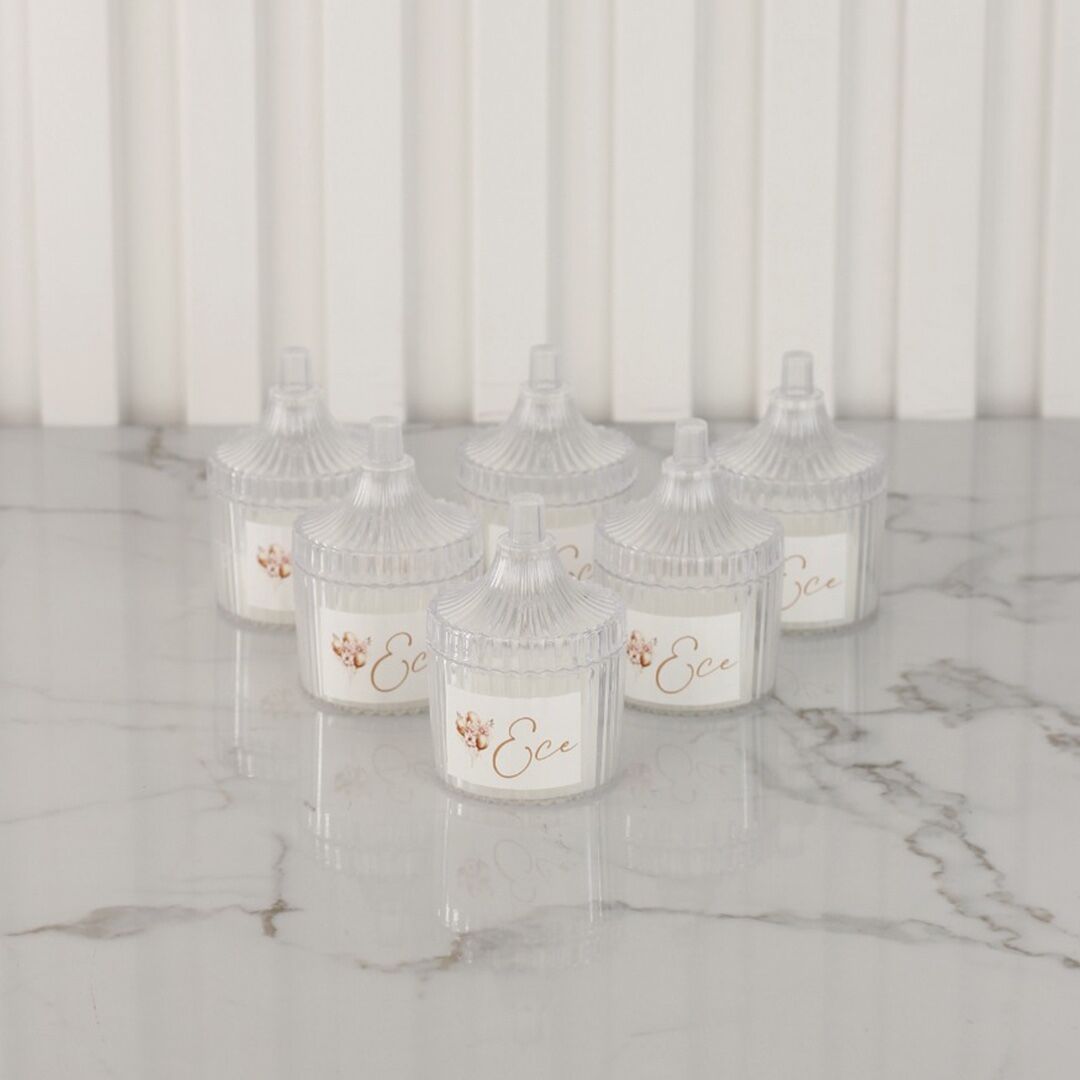 Balon Temalı Mika Mum