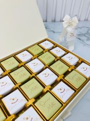 Atlı Karınca Temalı Dikdörtgen Kutuda Erkek Bebek Çikolatası