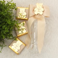 Ayıcık Temalı Standlı Kutuda Kız Bebek Çikolatası